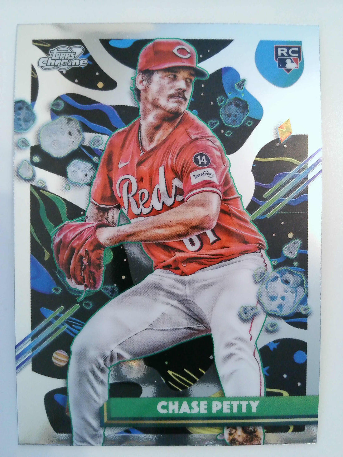 2025 Topps Chrome Cosmic Baseball Chase Petty #31 Rookie