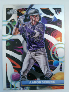 2025 Topps Chrome Cosmic Baseball Aaron Schunk #172 Rookie