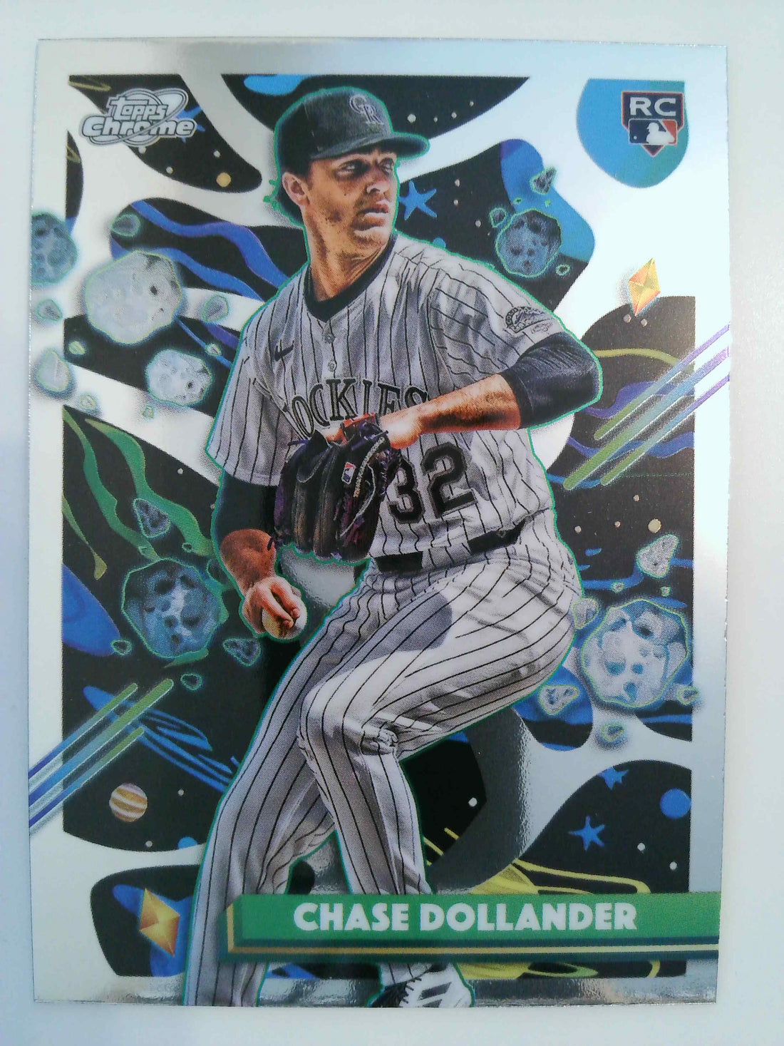 2025 Topps Chrome Cosmic Baseball Chase Dollander #18 Rookie