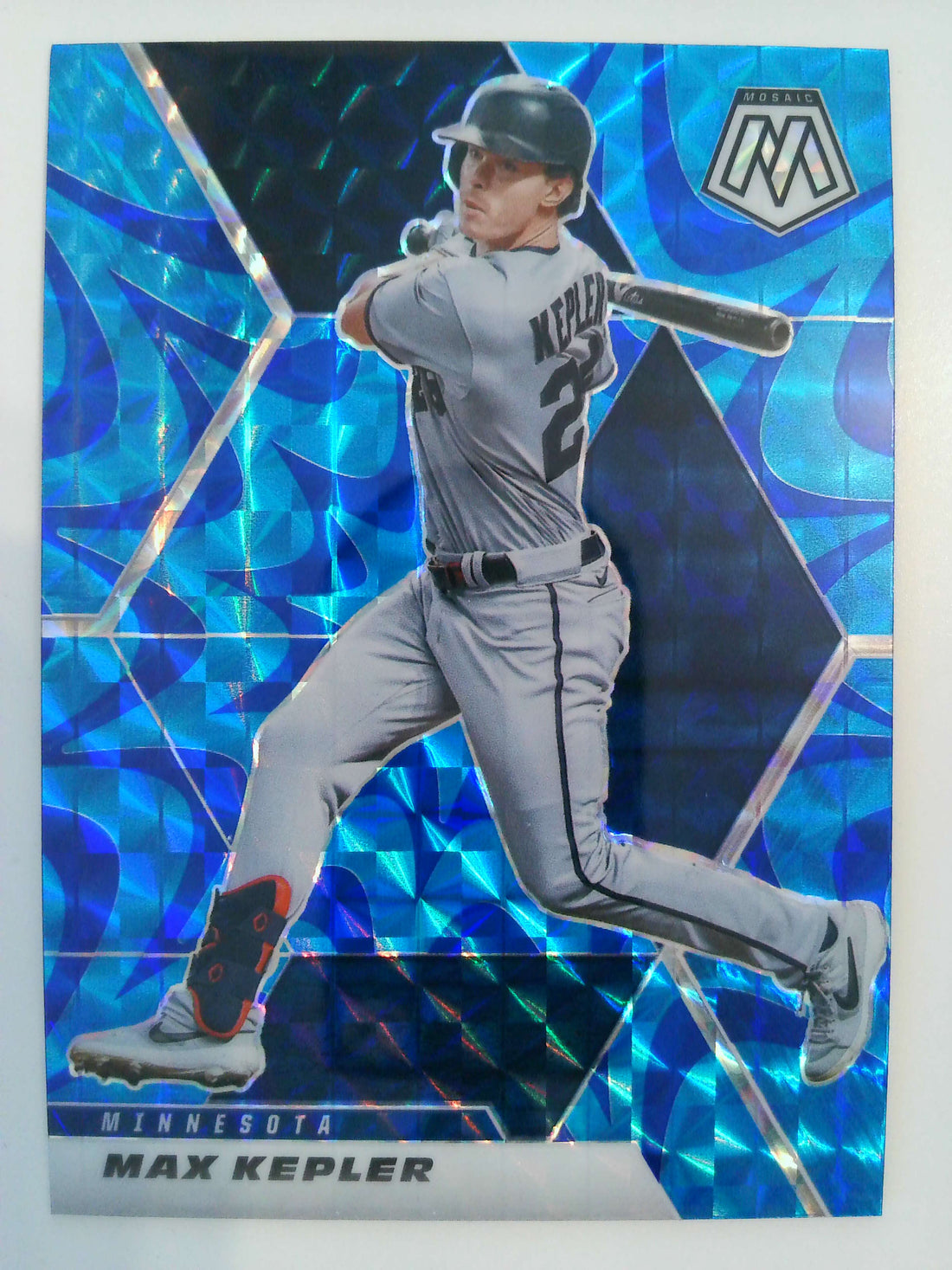 2021 Panini Mosaic Baseball Reactive Blue Max Kepler #58