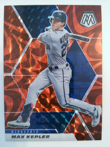 2021 Panini Mosaic Baseball Reactive Red Max Kepler #58