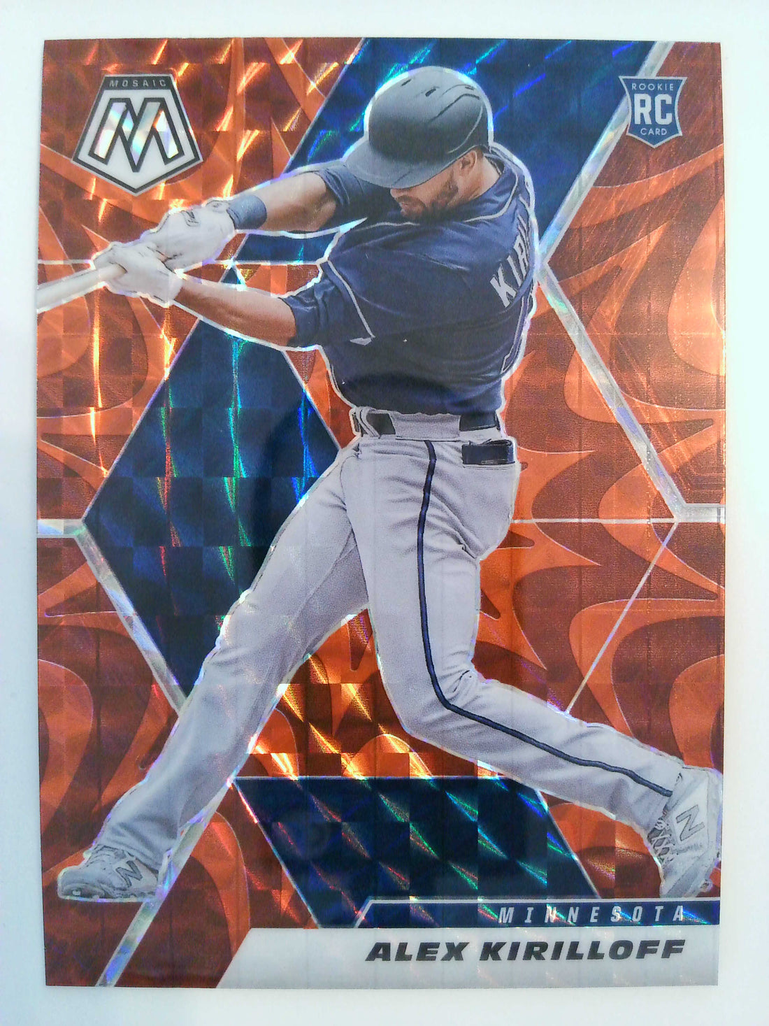 2021 Panini Mosaic Baseball Reactive Red Alex Kirilloff #252 Rookie
