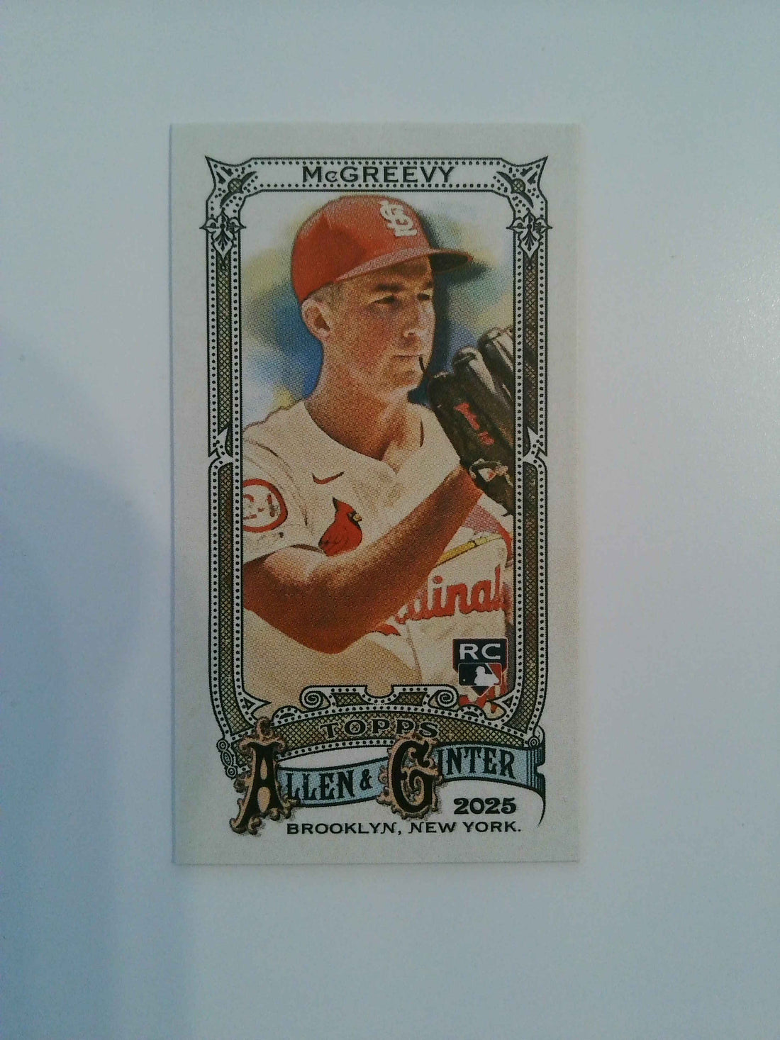 2025 Topps Allen & Ginter Baseball Mini Michael McGreevy #118 Rookie