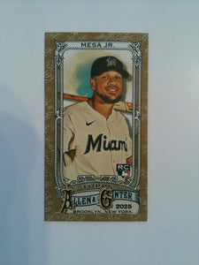 2025 Topps Allen & Ginter Baseball Mini Gold Border Victor Mesa Jr. #300 Rookie