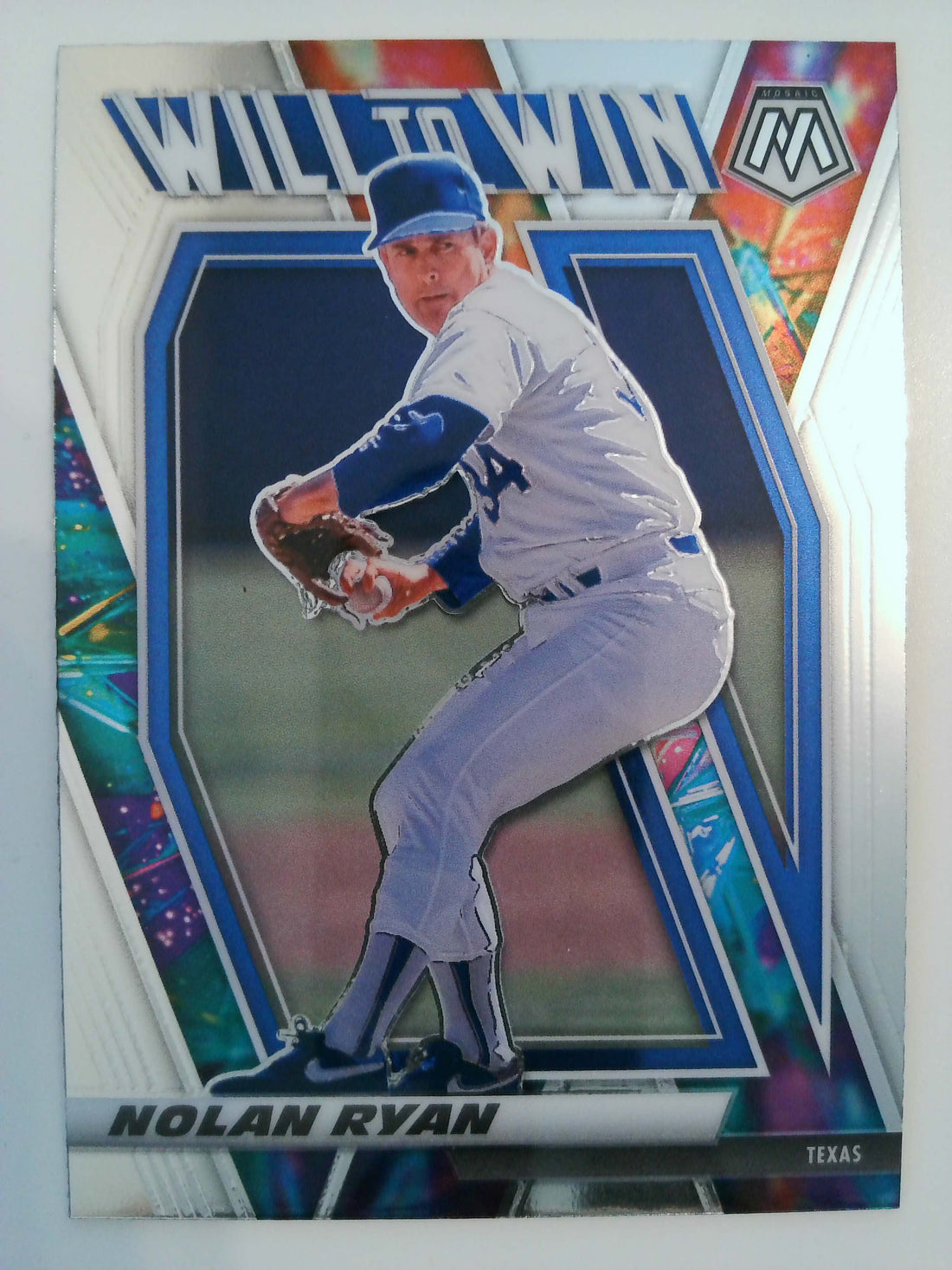 2021 Panini Mosaic Baseball Will to Win Nolan Ryan #WTW9