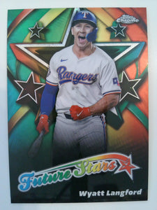 2025 Topps Chrome Baseball Future Stars Wyatt Langford #FS-13