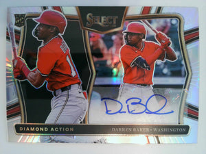 2025 Panini Select Baseball Diamond Action Signatures Darren Baker #DAS-DB