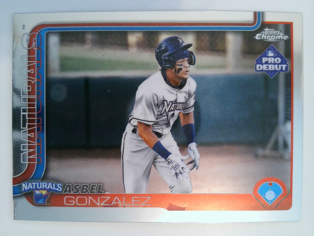 2025 Topps Pro Debut - Chrome Baseball Asbel Gonzalez #PDC-133