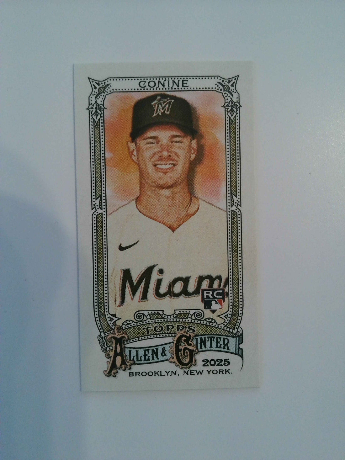 2025 Topps Allen & Ginter Baseball Mini A & G Back Griffin Conine #236 Rookie