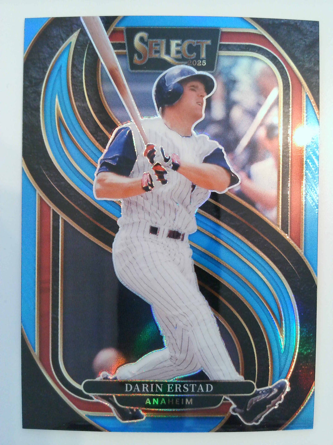 2025 Panini Select Baseball Blue Prizms 166/199 Darin Erstad #150