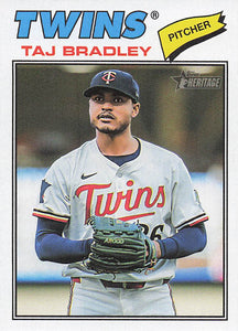 2026 Topps Heritage Baseball Taj Bradley #38