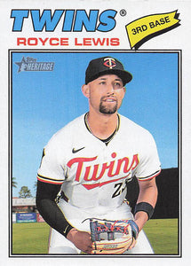 2026 Topps Heritage Baseball Royce Lewis #85