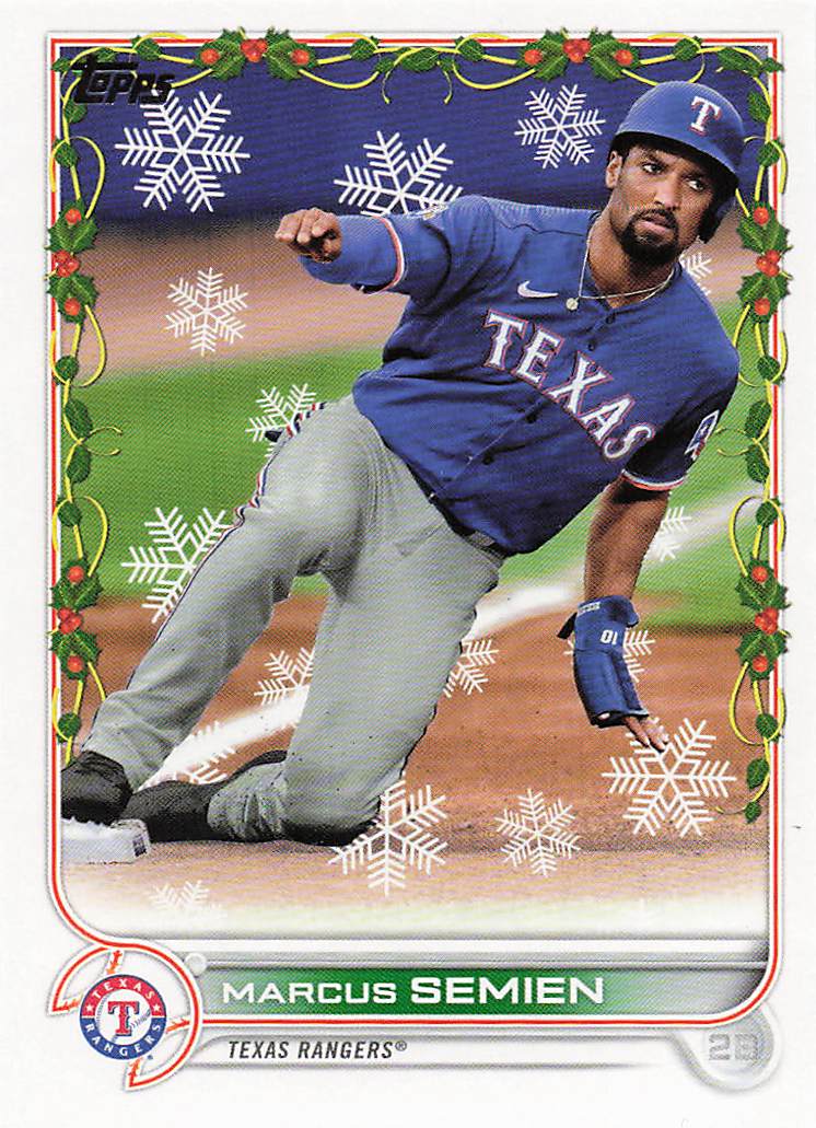 2022 Topps Holiday Baseball Marcus Semien #HW22
