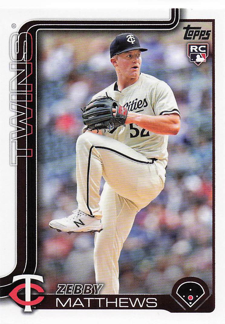 2025 Topps Baseball Zebby Matthews #283