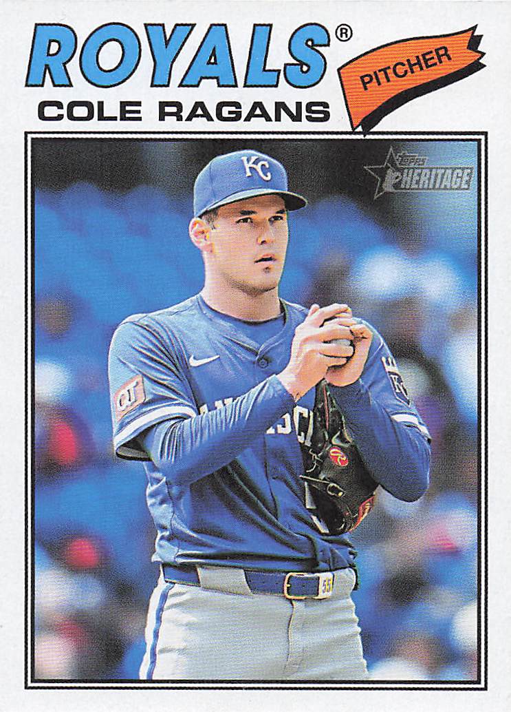 2026 Topps Heritage Baseball Cole Ragans #113