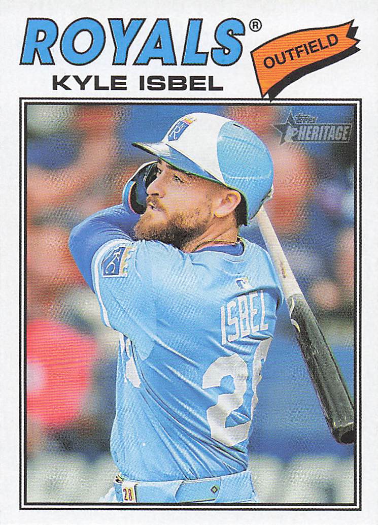 2026 Topps Heritage Baseball Kyle Isbel #365