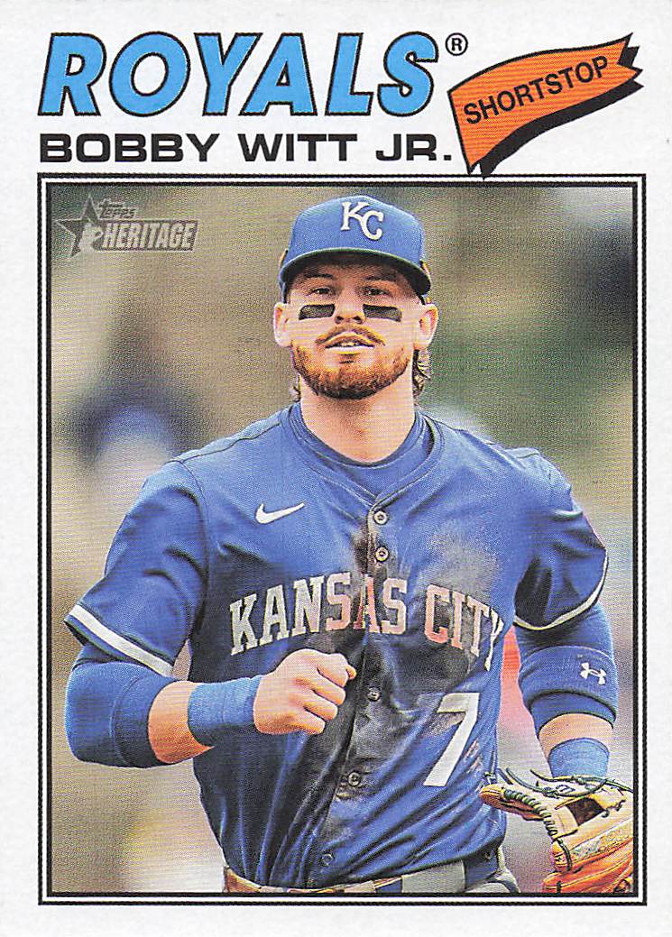 2026 Topps Heritage Baseball Bobby Witt Jr. #160