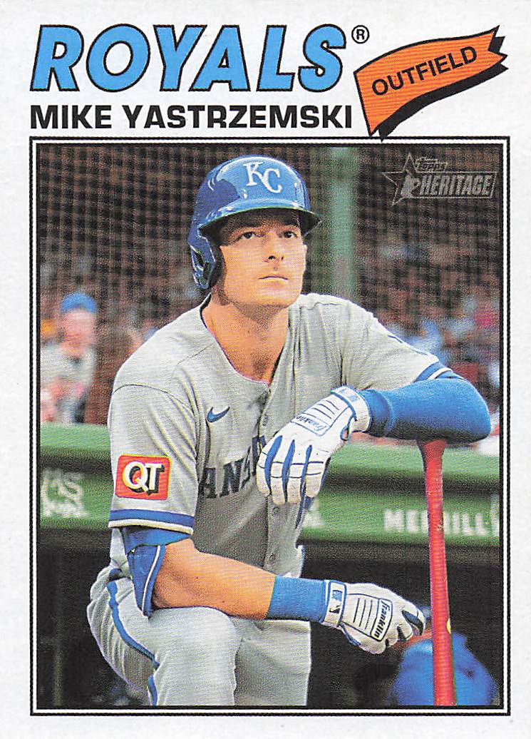 2026 Topps Heritage Baseball Mike Yastrzemski #63