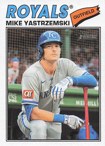 2026 Topps Heritage Baseball Mike Yastrzemski #63