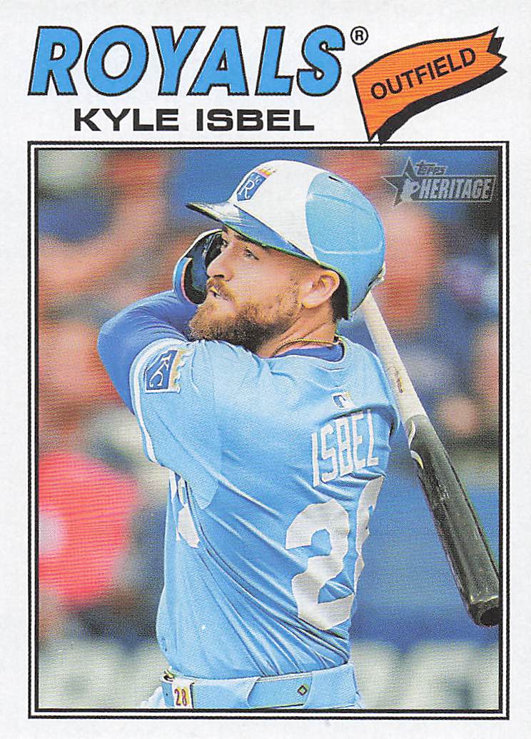 2026 Topps Heritage Baseball Kyle Isbel #365