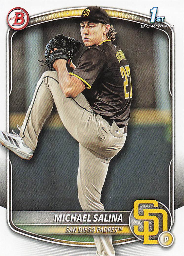 2025 Bowman Draft Baseball Michael Salina #BD-76