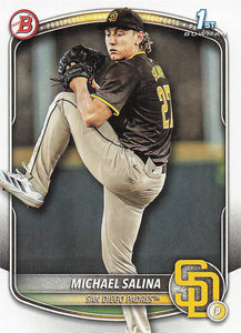 2025 Bowman Draft Baseball Michael Salina #BD-76