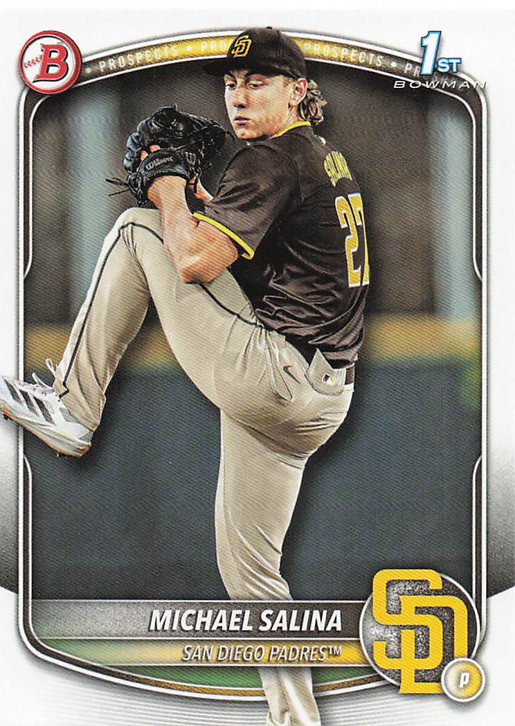 2025 Bowman Draft Baseball Michael Salina #BD-76