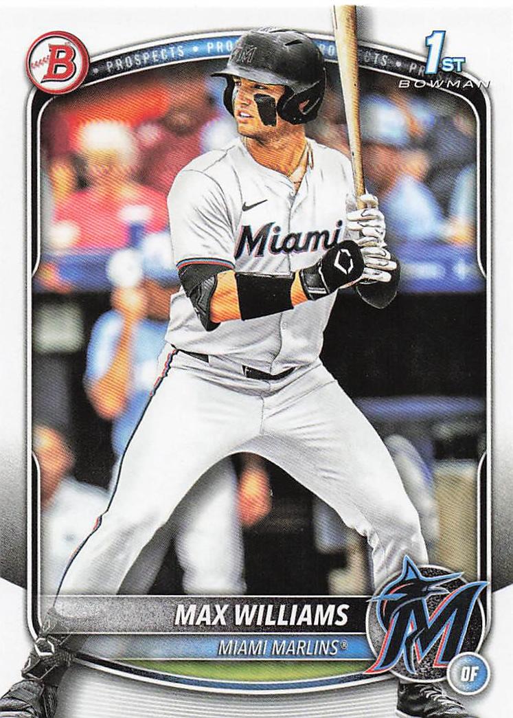 2025 Bowman Draft Baseball Max Williams #BD-68
