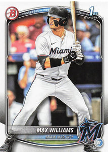 2025 Bowman Draft Baseball Max Williams #BD-68