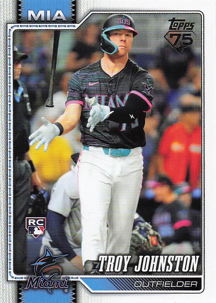 2026 Topps Baseball Troy Johnston #317 Rookie