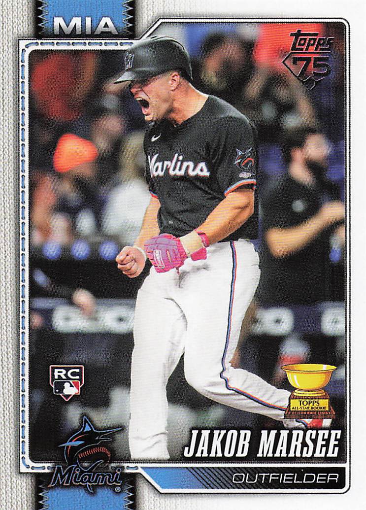 2026 Topps Baseball Jakob Marsee #37 Rookie