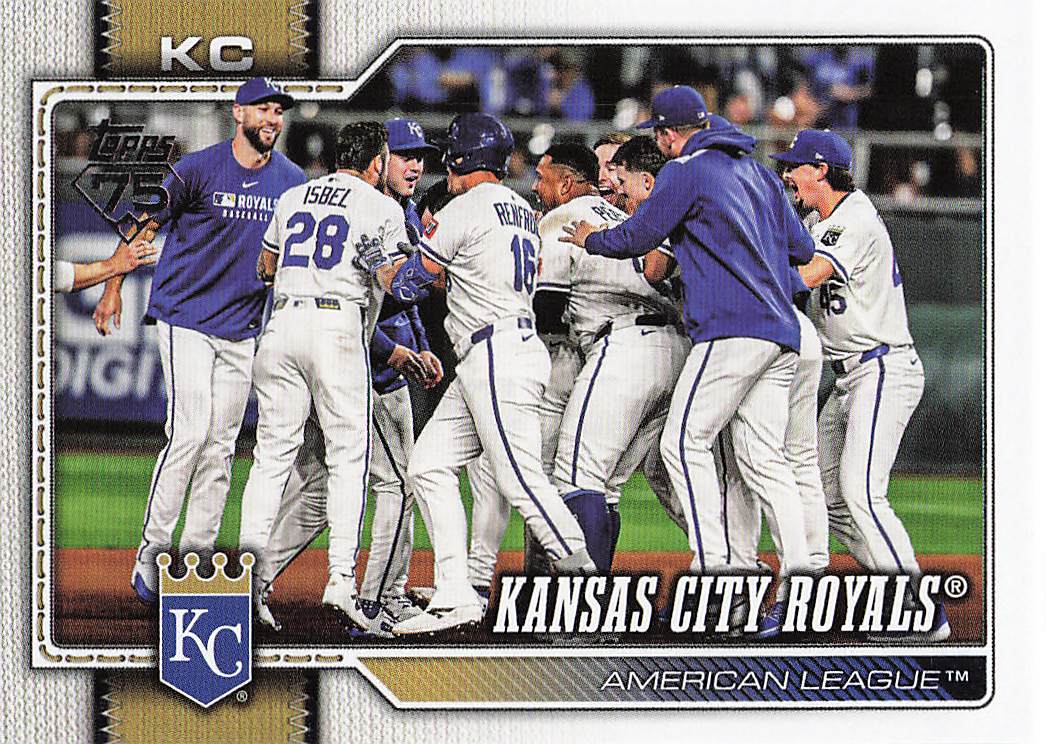 2026 Topps Baseball Kansas City Royals #34