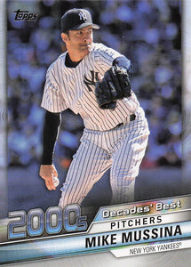 2020 Topps Baseball Decades' Best (Series One) Mike Mussina #DB-75
