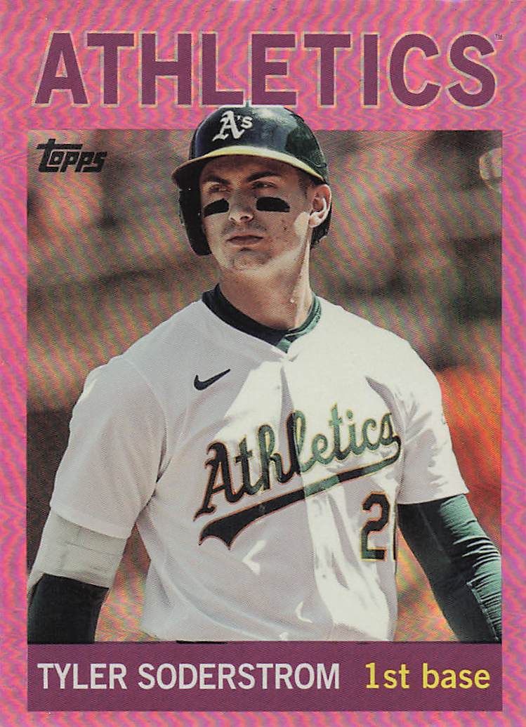 2025 Topps Archives Baseball Pink Foilboard Tyler Soderstrom #4