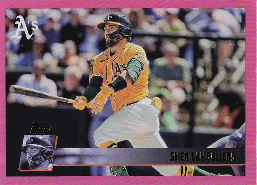 2025 Topps Archives Baseball Pink Foilboard Shea Langeliers #153