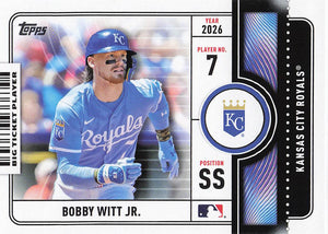 2026 Topps Baseball Big Ticket Players Bobby Witt Jr. #BTP-16