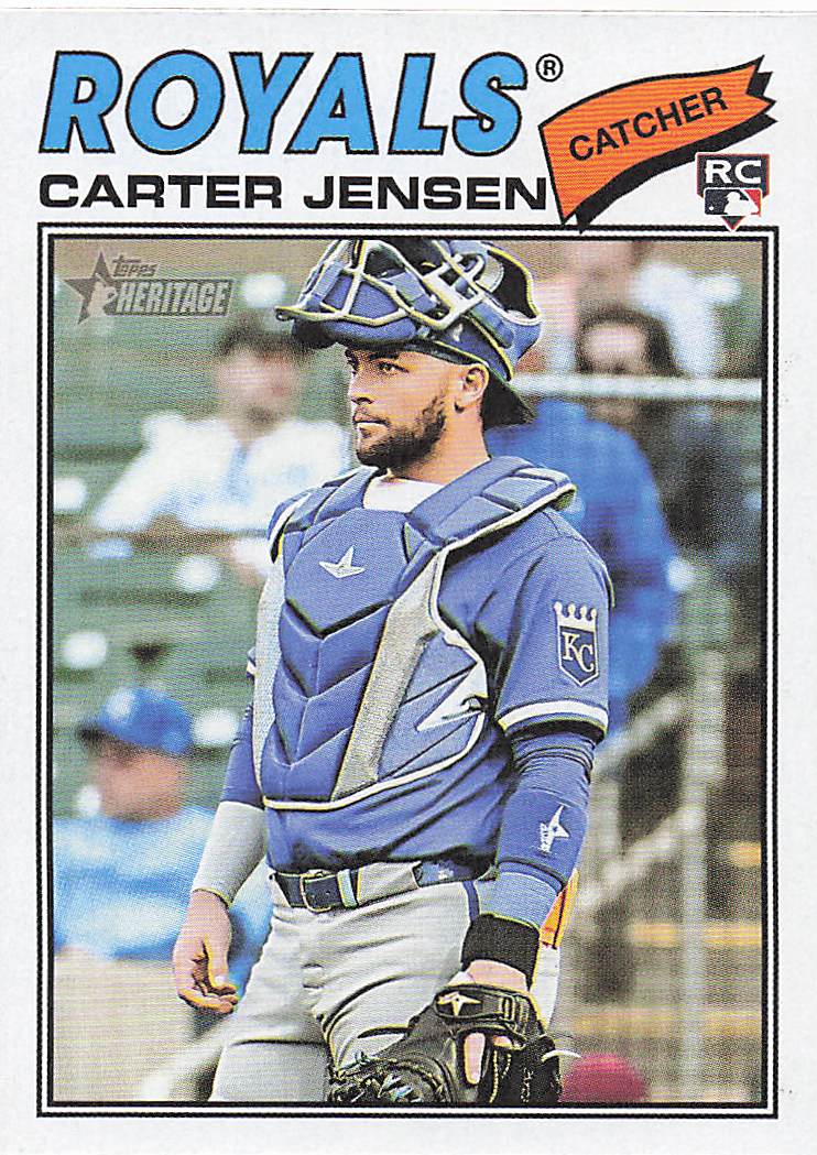 2026 Topps Heritage Baseball Carter Jensen #199 Rookie