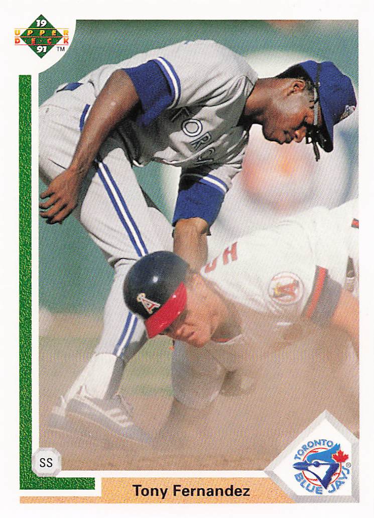 1991 Upper Deck Baseball Tony Fernandez #126b