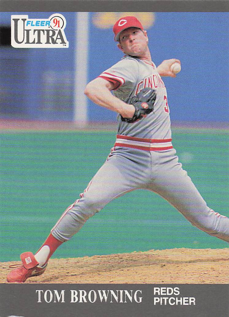 1991 Ultra Baseball Tom Browning #89