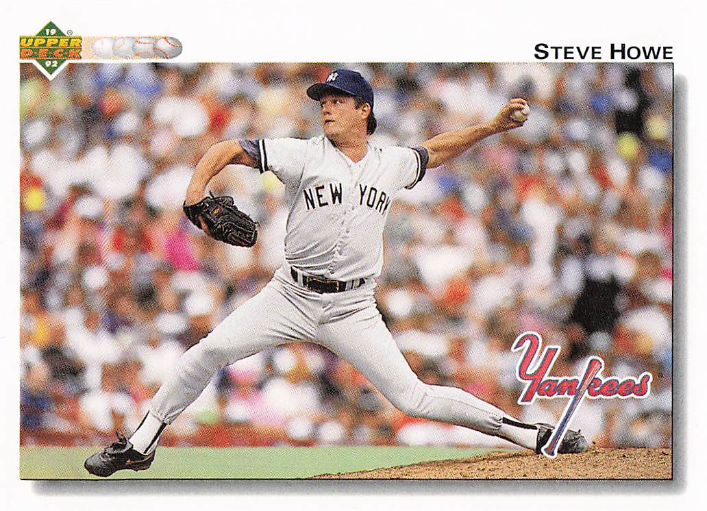 1992 Upper Deck Baseball Steve Howe #630