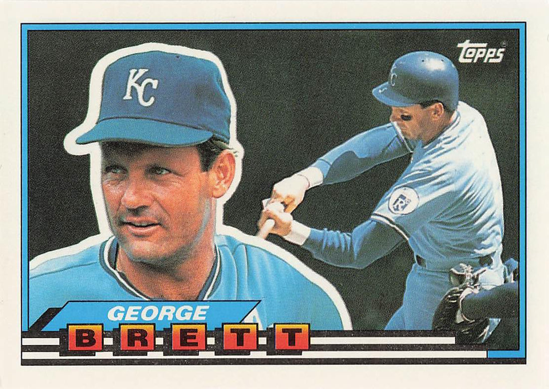 1989 Topps Big Baseball George Brett #46