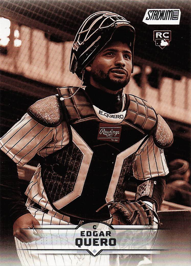 2025 Stadium Club Baseball Sepia Edgar Quero #66 Rookie