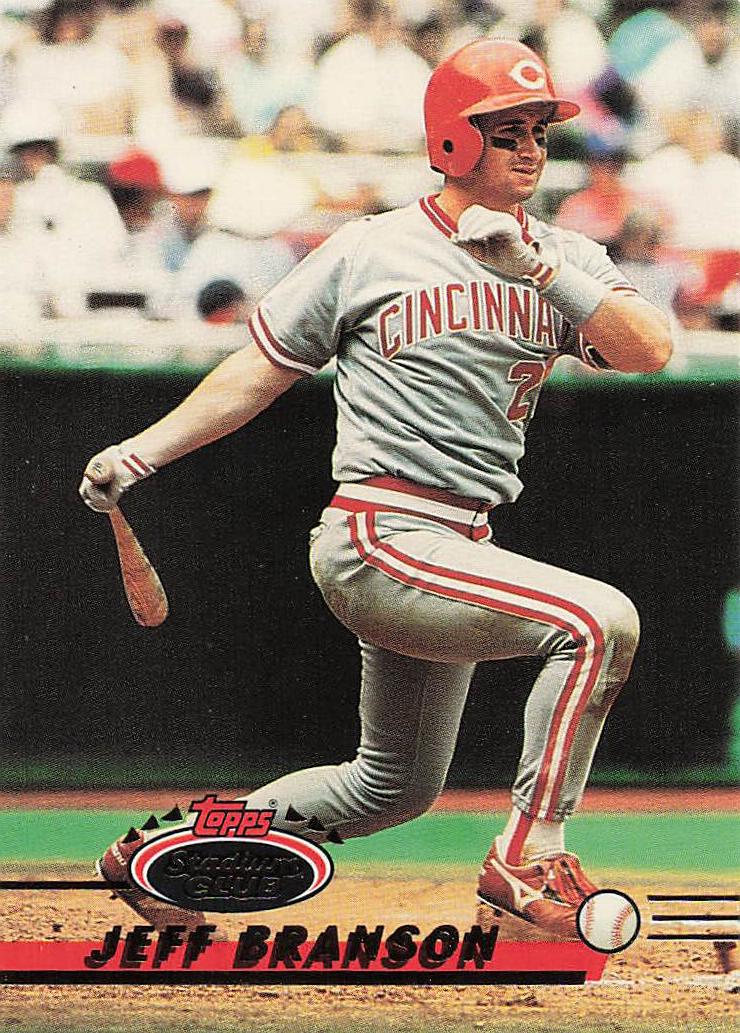 1993 Stadium Club Baseball Jeff Branson #188