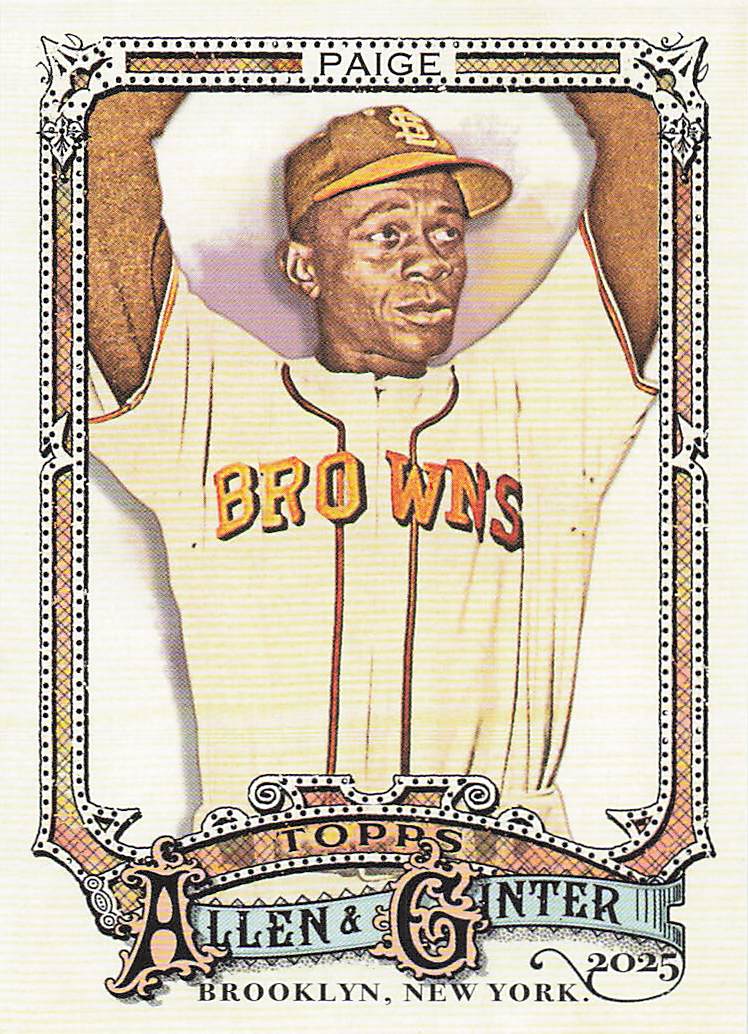 2025 Topps Allen & Ginter Baseball Satchel Paige #57