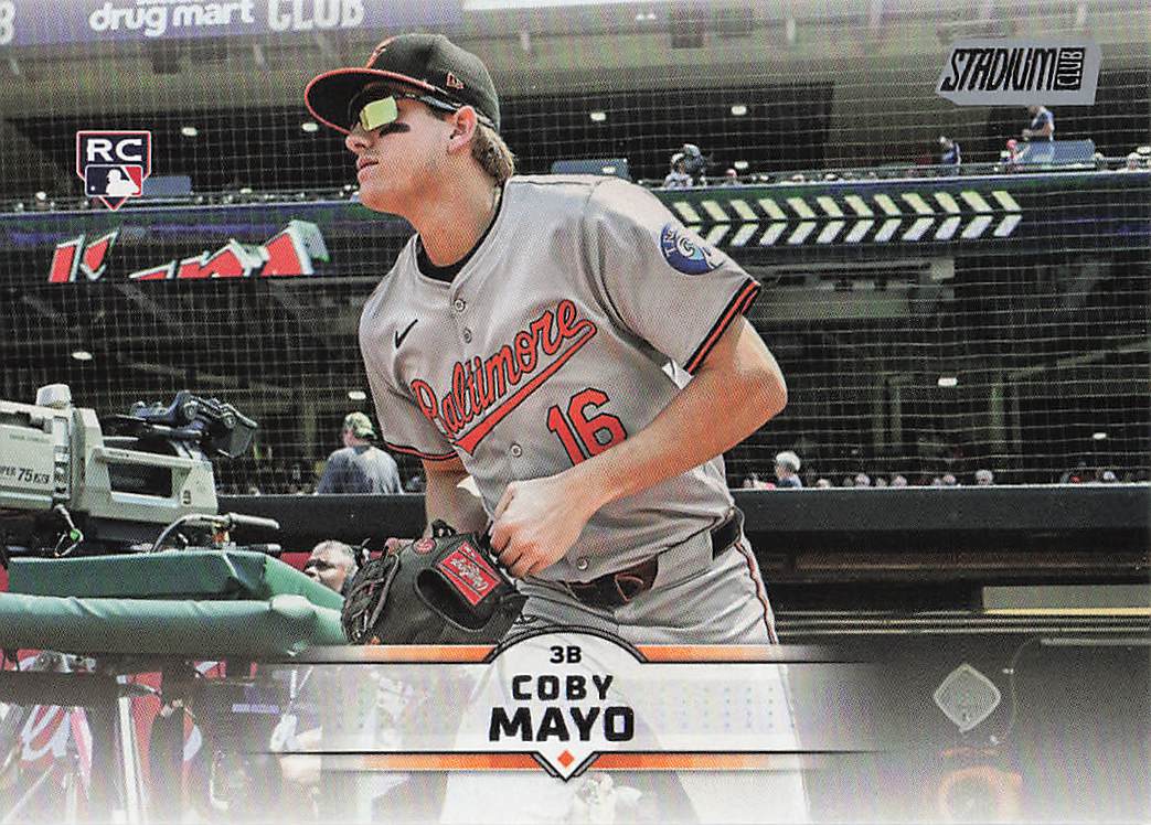 2025 Stadium Club Baseball Coby Mayo #62 Rookie