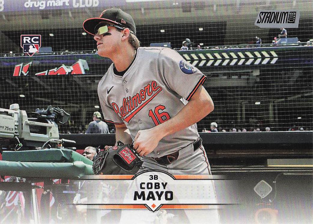 2025 Stadium Club Baseball Coby Mayo #62 Rookie