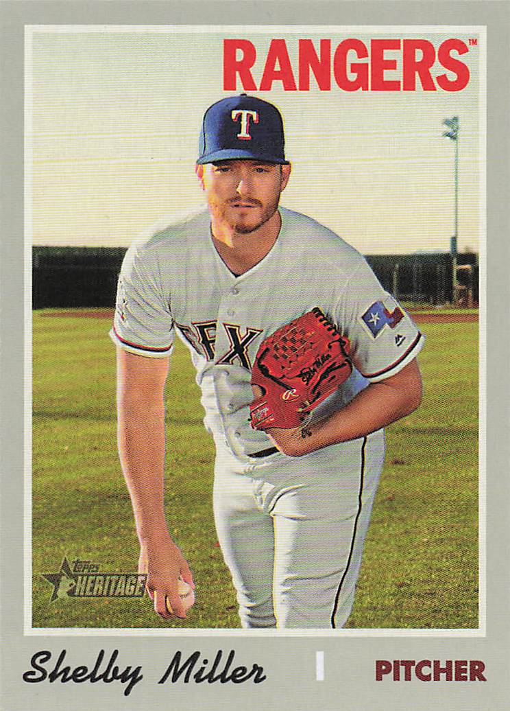 2019 Topps Heritage Baseball Shelby Miller #686
