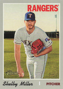 2019 Topps Heritage Baseball Shelby Miller #686