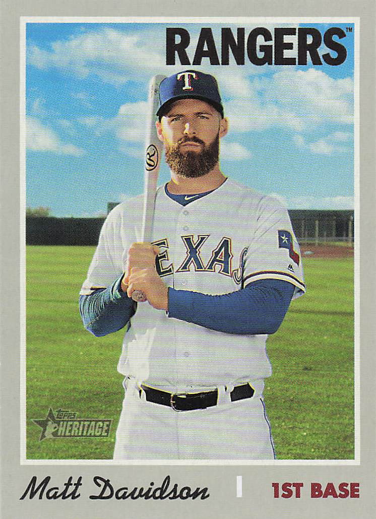 2019 Topps Heritage Baseball Matt Davidson #565
