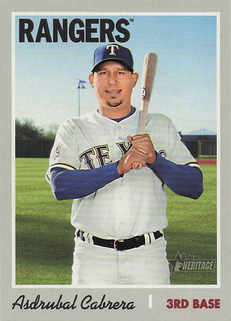 2019 Topps Heritage Baseball Asdrubal Cabrera #634